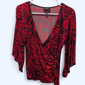 Dressbarn Women's multi Blouse